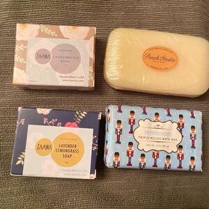 USA made soap bundle triple milled bars Luxury Handmade natural . Zaaina boxed